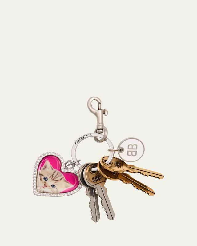 Heart Charms Keyring